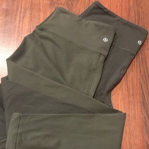 Lululemon Dark Olive Wunder Under